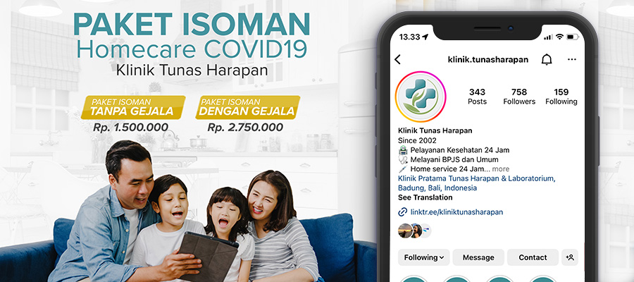 Digital Marketing Agency Bali Reaktan Klinik Tunas Harapan Banner
