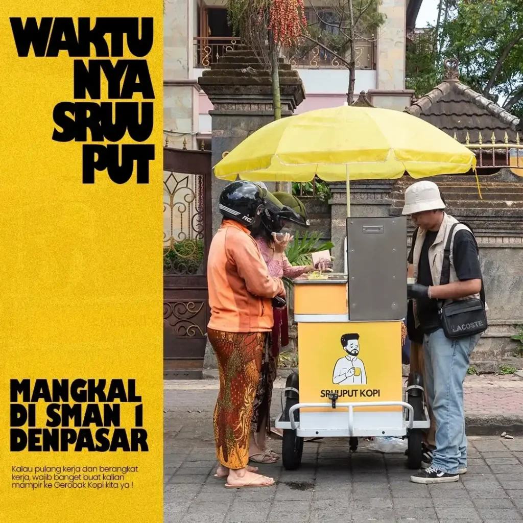 Reaktan Digital Marketing Agency Bali Kopi Keliling Coffee Shop Revolusioner lewat Brand Activation