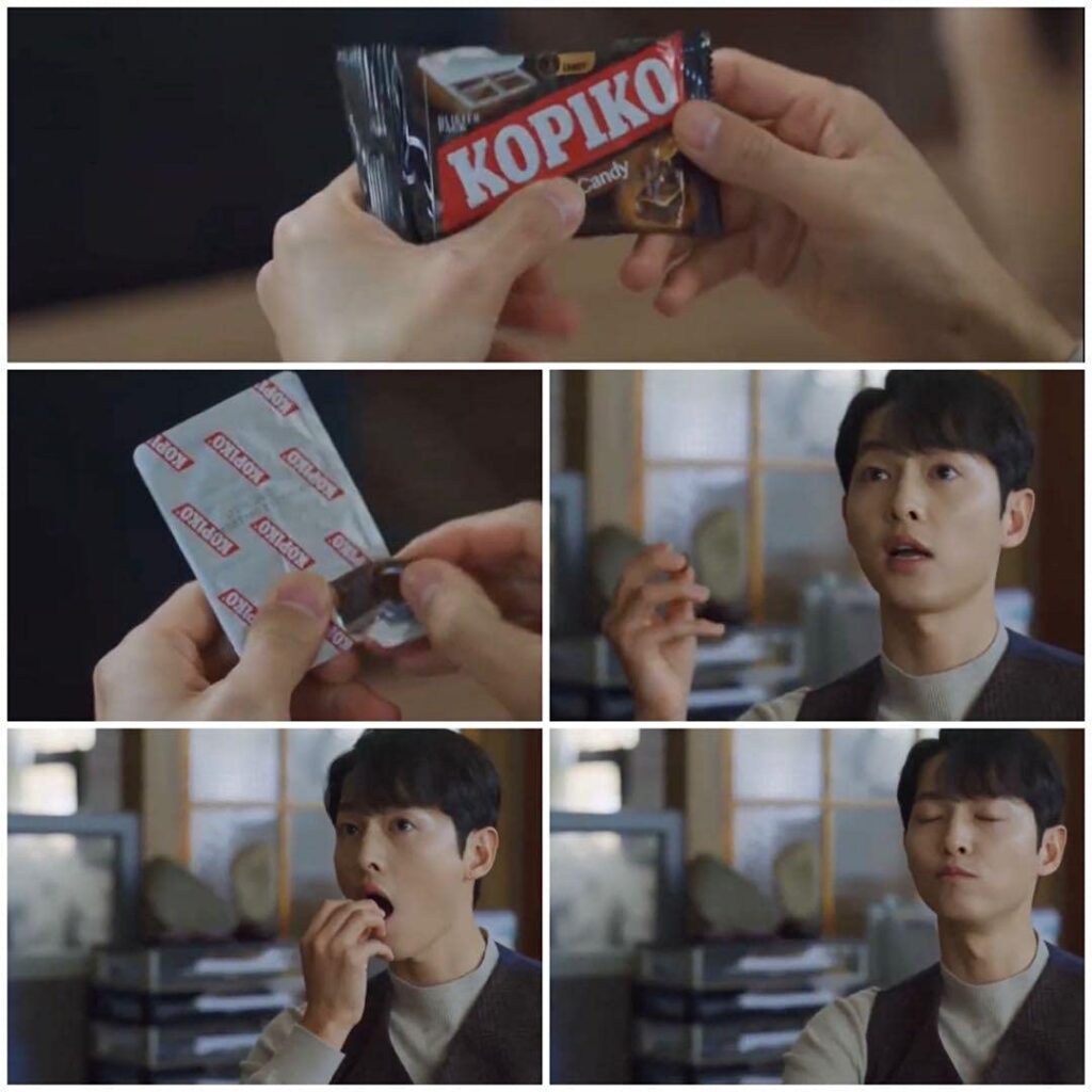 Product Placement kenapa permen Kopiko sering ada di Drakor Netflix yaitu Korean Wave Hallyu salah satunya adalah drakor Vincenzo dengan pemeran Song Joong Ki dan product placement ini menjadi salah satu service marketing di Marketing Agency Bali Reaktan Asia Digital