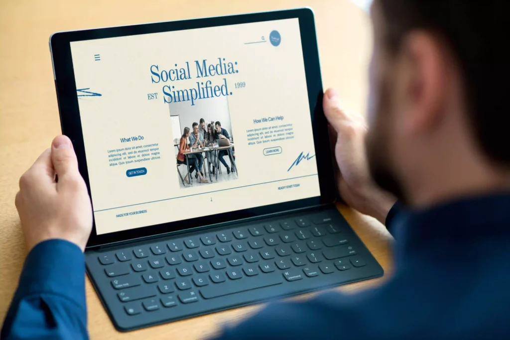 Struktur Landing Page 2026 yang merupakan bagian dari service website oleh Digital Marketing Agency Bali Reaktan Asia Digital