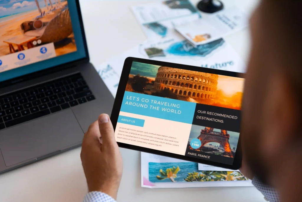 Struktur Landing Page 2026 yang menampilkan juga bagian homepage dari sebuah website yang merupakan bagian dari service website oleh Digital Agency Bali Reaktan Asia Digital