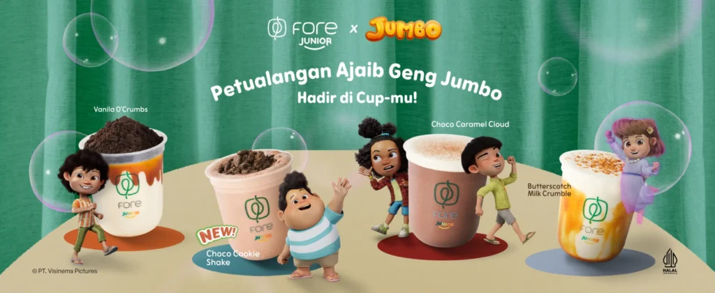 Fore Junior x Jumbo dengan Label Nutrisi kini menjadi strategi marketing dengan target Gen Z dimana ini menjadi insight bagi Marketing Agency Bali Reaktan Asia Digital